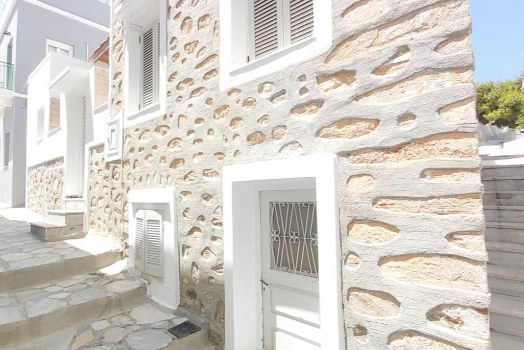 Syros Stone Yard House Villa Ermoupoli Exterior foto